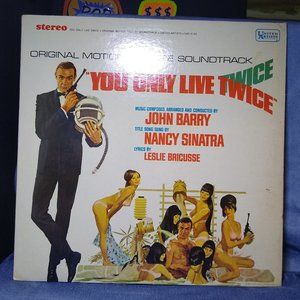 You Only Live Twice Soundtrack 1967 007 James Bond Vinyl Record MINTY